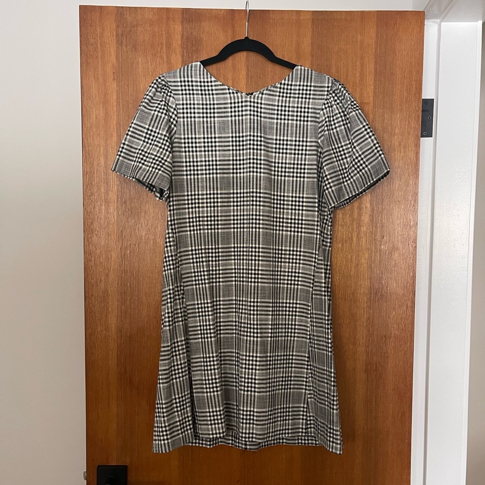 Zara Mini Plaid Dress